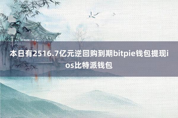 本日有2516.7亿元逆回购到期bitpie钱包提现ios比特派钱包