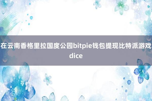 在云南香格里拉国度公园bitpie钱包提现比特派游戏dice