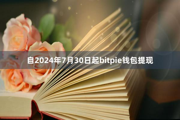 自2024年7月30日起bitpie钱包提现