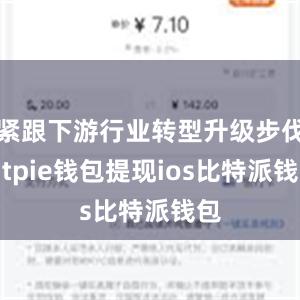 紧跟下游行业转型升级步伐bitpie钱包提现ios比特派钱包