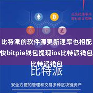 比特派的软件源更新速率也相配快bitpie钱包提现ios比特派钱包